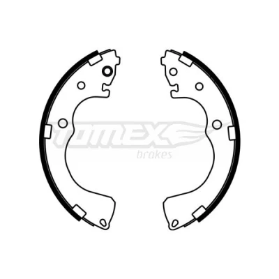 Billede af TOMEX brakes TX 22 99 Bremsebakker bagaksel 254 52