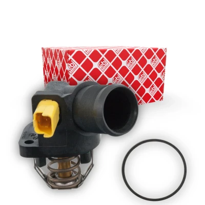 Billede af FEBI BILSTEIN 170586 Termostat 103 med pakning temperaturkontakt hus CITROËN: C3 I Hatchback, II, C2 PEUGEOT: 207 Hatchback