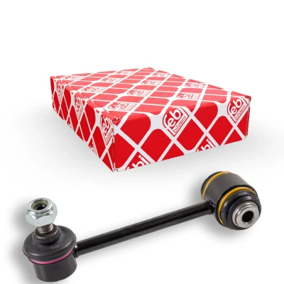 Billede af febi BILSTEIN 32759 Stabstag Bagaksel venstre, højre 123,5 M10 x 1,25 Plus med selvlåsende møtrik Stål sølv LEXUS: GS II