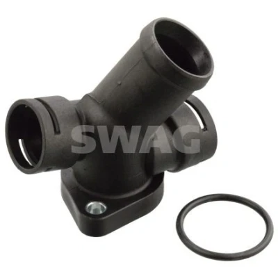 Billede af SWAG 30 91 8236 Kølemiddelflange plastik Cylinderhoved med pakning VOLKSWAGEN: TRANSPORTER 4, 4 Bus