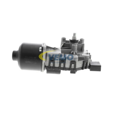 Billede af VEMO V10 07 0044 Viskermotor 12 foran Q+, original equipment manufacturer quality VOLKSWAGEN: Polo V Hatchback, Jetta 4, SEAT: Ibiza 4 ST