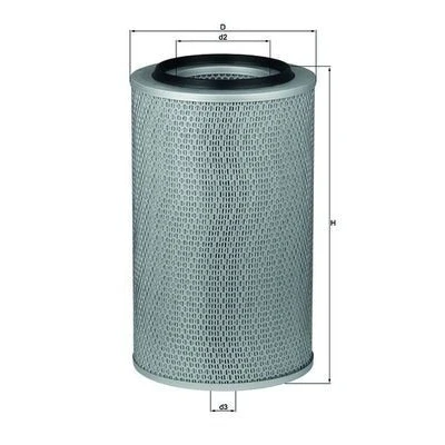 Billede af MAHLE ORIGINAL LX 227 Luftfilter 382,0 228,0 Filterindsats MAN: TGL, TGX, VOLVO: F 12, MERCEDES BENZ: LK/LN2