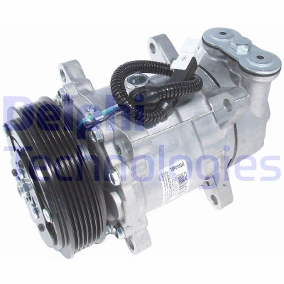 Billede af DELPHI TSP0159242 Kompressor Sanden SD6V12 PAG 46 med kompressorolie PEUGEOT: 206 Hatchback