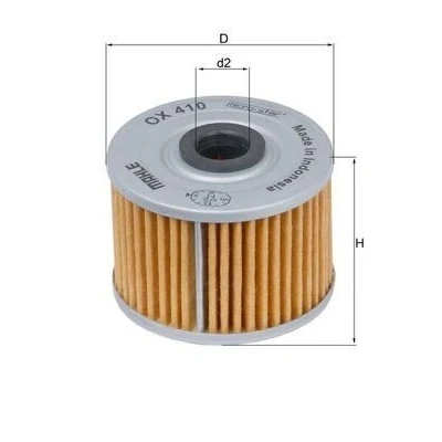 Billede af MAHLE ORIGINAL OX 410 Oliefilter Filterindsats