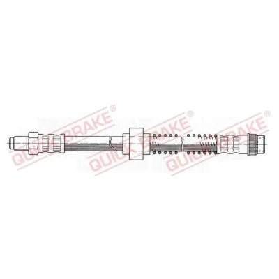Billede af QUICK BRAKE 32.973 Bremseslange 452 M10x1 CITROËN: Xsara Picasso, Berlingo / First I, Hatchback, PEUGEOT: Partner I Van