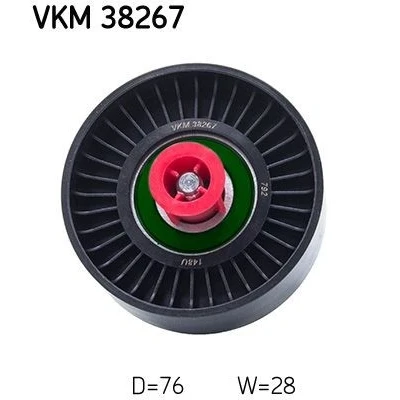 Billede af SKF VKM 38267 Remstrammerhjul MERCEDES BENZ: C klasse T modell, E Sedan, Sprinter 3 Van