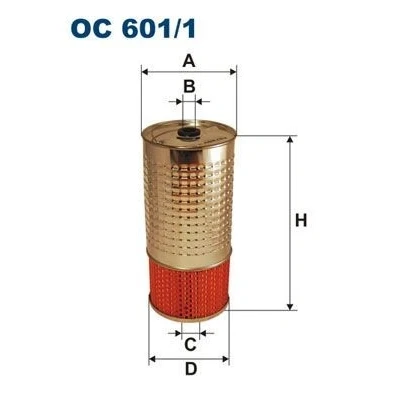 Billede af Oliefilter FILTRON OC 601/1