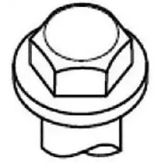 Billede af REINZ 14 32355 02 Strækbolte ydre sekskant CHEVROLET: Aveo / Kalos Hatchback, Matiz, DAEWOO: Hatchback
