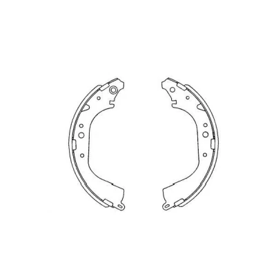 Billede af KAVO PARTS KBS 9901 Bremsebakker 295 51 TOYOTA: Land Cruiser Prado 70 SUV, HILUX 5 Pick up, SUV Cabriolet