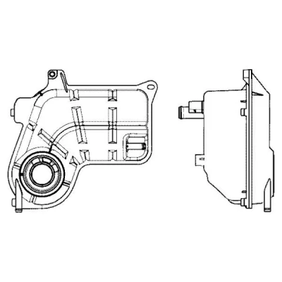 Billede af MAHLE ORIGINAL CRT 26 000S Ekspansionsbeholder uden kappe, sensor AUDI: A6 C5 Avant