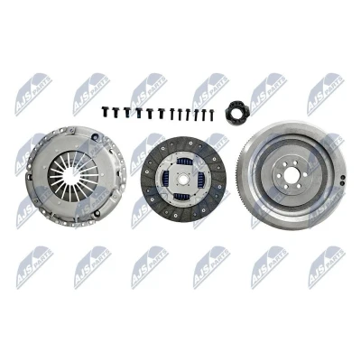 Billede af NTY NZS VW 004 Kobling med koblingstrykplade svinghjul, skruesæt, koblingsskive, udrykkerleje VOLKSWAGEN: Polo V Hatchback, Golf 4