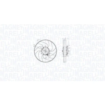 Billede af MAGNETI MARELLI 069422871010 Køleventilator 337 12 234 PEUGEOT: 306 Hatchback, 406 Sedan, CITROËN: Xsara Hatchback
