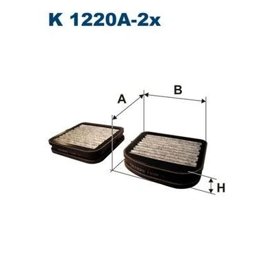Billede af Filter, indvendig luft FILTRON K 1220A 2x
