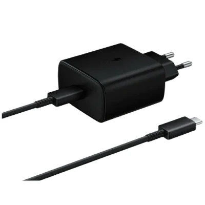 Billede af Samsung USB C Hurtiglader 45W + Kabel EP TA845 Sort