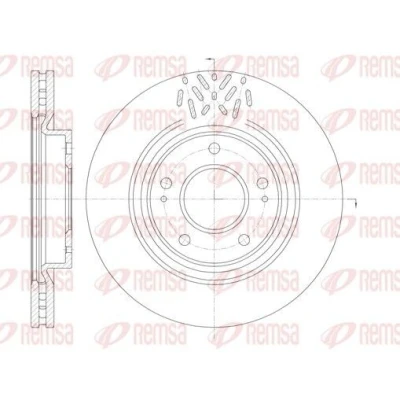 Billede af REMSA 6996.10 Bremseskiver foraksel 290, 290 26 5 ventileret MITSUBISHI: Grandis