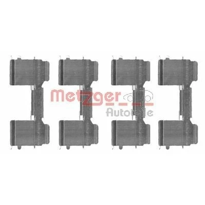 Billede af METZGER 109 1726 Tilbehørssæt, skivebremsebelægning FIAT: Ducato III Bus, Ladvogn / Chassis