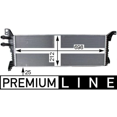 Billede af MAHLE ORIGINAL CIR 9 000P Lavtemperaturkøler, intercooler