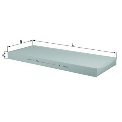 Billede af Filter, indvendig luft MAHLE ORIGINAL LA 167