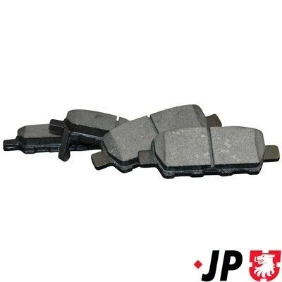 Billede af JP GROUP 4063700610 Bremseklodser bagaksel med akustisk advarsel for slid NISSAN: Qashqai 2, / Qashqai+2 I, Juke, SUZUKI: Grand Vitara 2 SUV