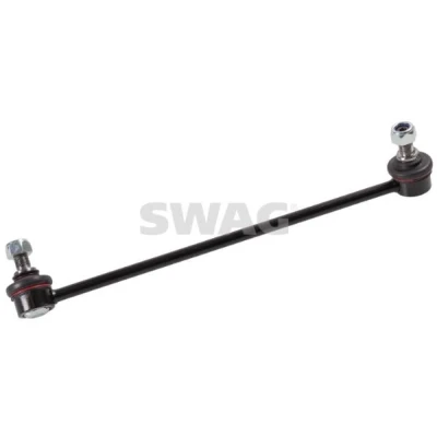 Billede af SWAG 92 93 4657 Stabstag venstre foraksel 322 M12 x 1,25 med selvlåsende møtrik Stål sort KIA: CARNIVAL / GRAND 3