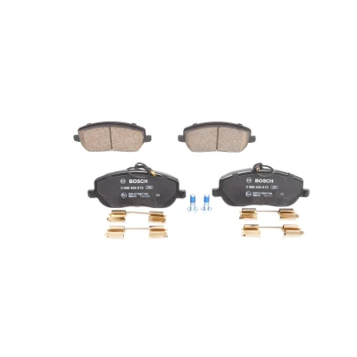 Billede af BOSCH 0 986 494 615 Bremseklodser Low Metallic med indbygget slidsensor anti knirke plade, skruer tilbehør PEUGEOT: 807, Expert I Van