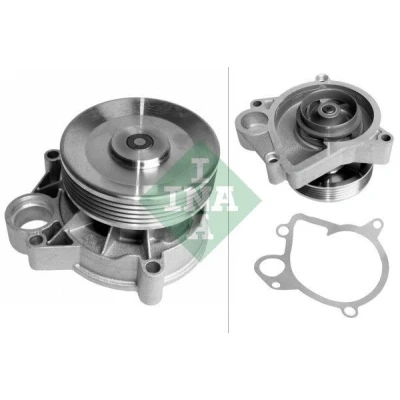 Billede af INA 538 0175 10 Vandpumpe med remskive til multi v remsdrift BMW: 3 Sedan, Touring