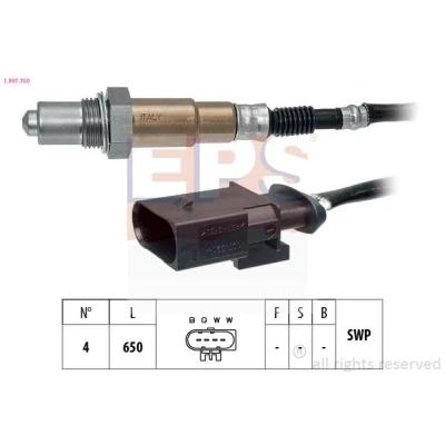 Billede af EPS 1.997.750 Lambdasonde Made in Italy OE Equivalent opvarmet, pladesonde, Gevind, forsmurt MINI: Hatchback