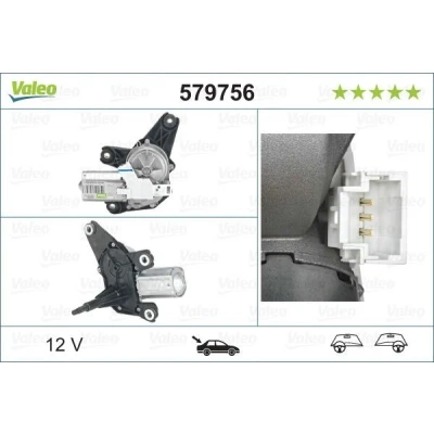 Billede af VALEO 579756 Viskermotor 12 bag til venstre /højrestyring ORIGINAL PART RENAULT: GRAND SCENIC 2
