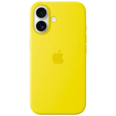 Billede af Apple Silikone Back Cover Gul MagSafe iPhone 16