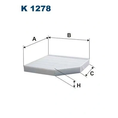 Billede af FILTRON K 1278 Kabinefilter Partikelfilter 241, 145 279 35 AUDI: A5 B8 Sportback, A4 Avant, Q5, PORSCHE: Macan