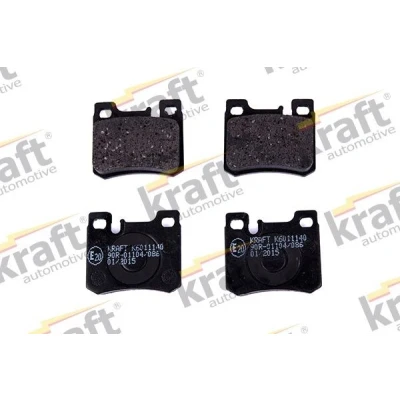 Billede af KRAFT 6011140 Bremseklodser bagaksel MERCEDES BENZ: W124 Sedan, C klasse 190