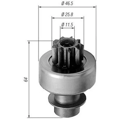 Billede af MAGNETI MARELLI 940113020242 Spidshjul, starter