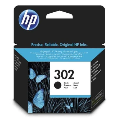 Billede af HP 302 Black Standard Blækpatron Original