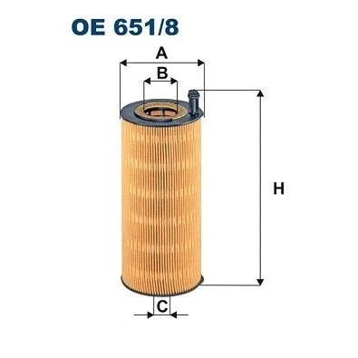 Billede af FILTRON OE 651/8 Oliefilter Filterindsats