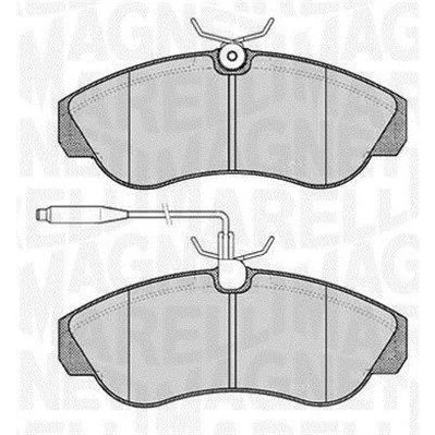 Billede af MAGNETI MARELLI 363916060184 Bremseklodser med indbygget slidsensor FIAT: Ducato II Ladvogn/Chassis, Van, Bus