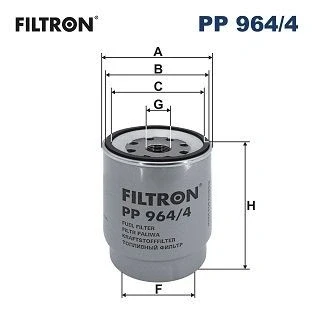 Billede af FILTRON PP 964/4 Brændstoffilter Påskruet filter