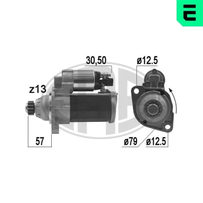 Billede af ERA 220973A Starter 12 1,4 13 SKODA: Octavia 3 Schrägheck, SEAT: Leon III Hatchback
