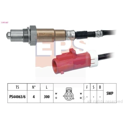 Billede af FACET 10.7687 Lambdasonde Made in Italy OE Equivalent opvarmet, pladesonde, Gevind, forsmurt FORD: FIESTA 6, 5, 6 Van