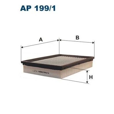 Billede af FILTRON AP 199/1 Luftfilter 47 192 286 Filterindsats
