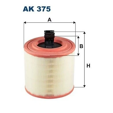 Billede af FILTRON AK 375 Luftfilter 173 140 Filterindsats OPEL: Astra K Sports Tourer, Hatchback