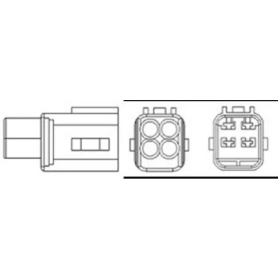 Billede af MAGNETI MARELLI 466016355027 Lambdasonde opvarmet 4 TOYOTA: Aygo, Yaris II Hatchback, III PEUGEOT: 107 CITROËN: C1 I