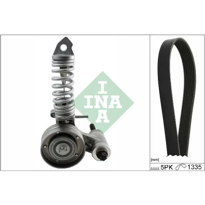 Billede af INA 529 0295 10 Kileribberem Kontroller generatorfriløb, og forny om nødvendigt OPEL: Corsa D Hatchback, Astra J Sports Tourer, Hatchback