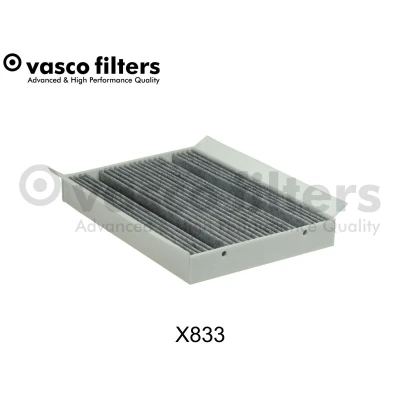 Billede af DAVID VASCO X833 Kabinefilter Aktivkulfilter 207mm 262mm 36mm MERCEDES BENZ: Sprinter 3.5 t Tourer, Vito Van, Van
