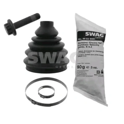 Billede af SWAG 30 94 9070 Drivakselmanchet foraksel, hjulsidet Termoplast med fedt spændebånd, skrue VOLKSWAGEN: Polo V Hatchback, IV Hatchback