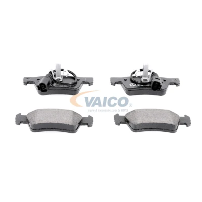 Billede af VAICO V10 8298 Bremseklodser Q+, original equipment manufacturer quality bagaksel Inkl. slidadvarselskontakt VOLKSWAGEN: Touareg I, Multivan 5 (7HM