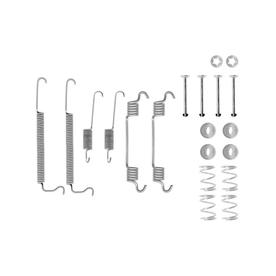 Billede af BOSCH 1 987 475 312 Tilbehørssæt, bremsebakker med fjeder CHEVROLET: Aveo Hatchback, / Kalos Sedan, OPEL: Karl