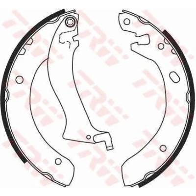 Billede af TRW GS8633 Bremsebakker 254 38 LAND ROVER: Freelander I SUV