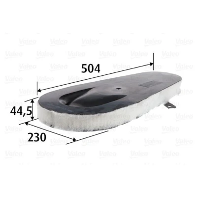 Billede af VALEO 585803 Luftfilter 45 230 504 Filterindsats BMW: 5 Touring, Sedan, 7