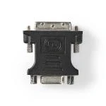 Billede af DVI adapter D VGA Hun Nikkel Lige PVC Sort Blister
