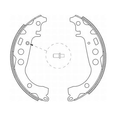 Billede af ABE C02059ABE Bremsebakker bagaksel 200 32 TOYOTA: Yaris III Hatchback, I Verso, SUBARU: JUSTY 4